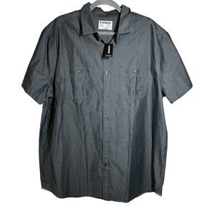 NWT Express Men's Short Sleeve Shirt Size XL